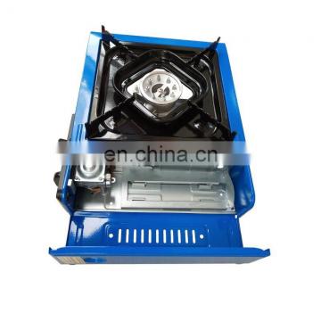 camping portable gas stove part with gas cylinder